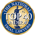 Top 40 Under 40 Trial Lawyers logo for Doyon & White law group